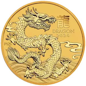 2024 2oz Australian Perth Mint Gold Lunar III: Year of the Dragon (3)