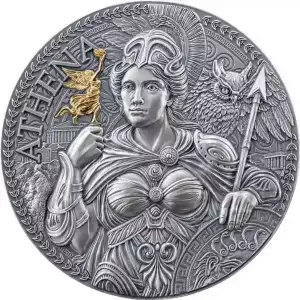 2024 2oz Cameroon Greek Mythology Athena .999 Silver Coin (3)