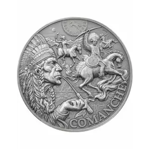 2024 2oz Cameroon Tribal Spirit Comanche .999 Silver Coin