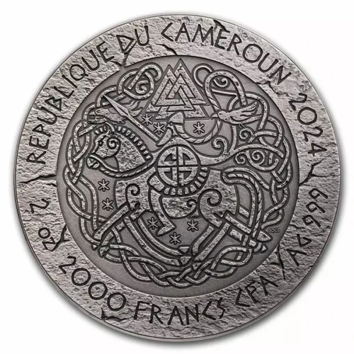 2024 2oz Cameroon Way to Valhalla Series - Erik the Red .999 Silver Coin (5)