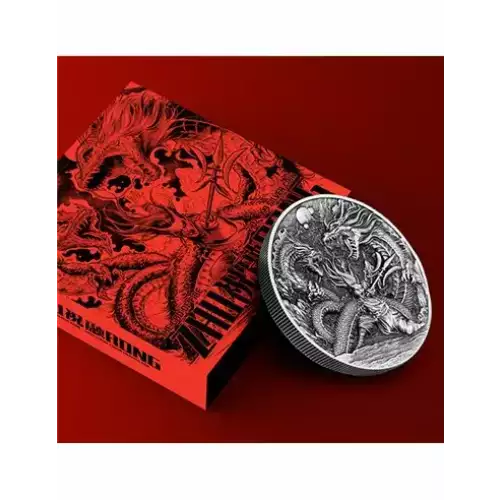 2024 2oz Chad Zhu Rong God of Fire .999 Silver Coin (3)