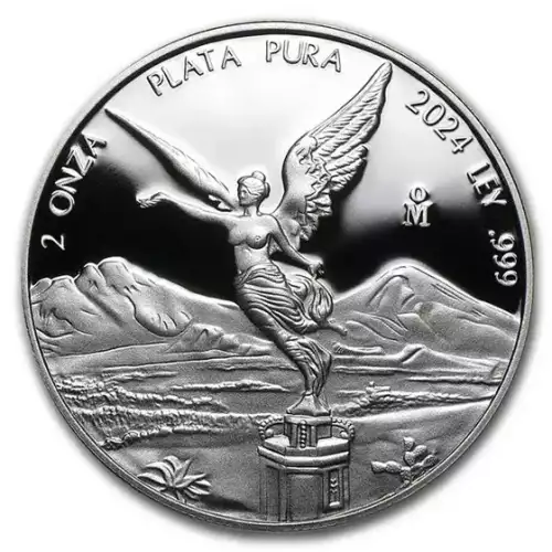 2024 2oz Mexican Proof .999 Silver Libertad