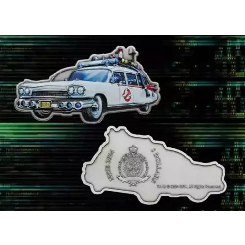 2024 2oz Niue Ghostbusters 40th anniversary – Ecto 1 .999 Silver Coin