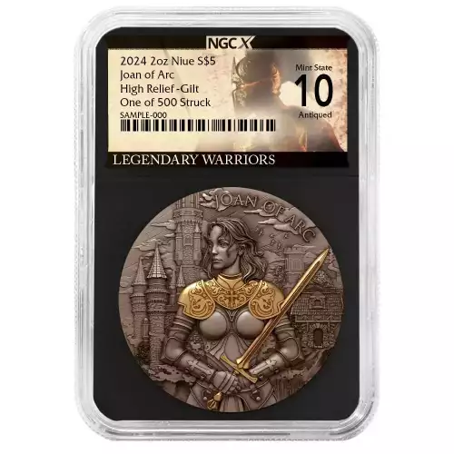 2024 2oz Niue Legendary Warriors Series 