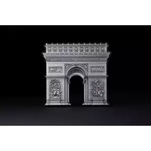 2024 2oz South Korea Triumphal Arch .999 Silver Stacker
