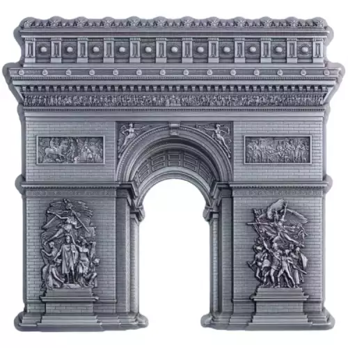 2024 2oz South Korea Triumphal Arch .999 Silver Stacker (2)