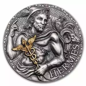 2024 3oz Cameroon Greek Mythology Series: Hermes .999 Silver Coin (3)
