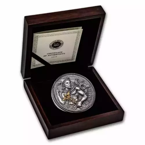 2024 3oz Cameroon Greek Mythology Series: Hermes .999 Silver Coin