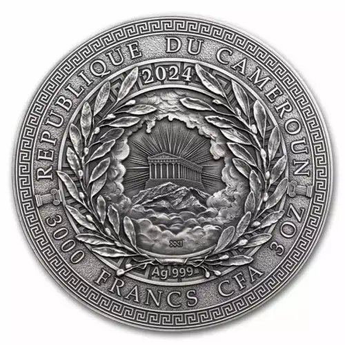 2024 3oz Cameroon Greek Mythology Series: Hermes .999 Silver Coin (4)