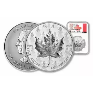 2024 Canada 1oz Silver Maple Pulsating Forest UHR NGC PF70 FDOI Susan Taylor Sig