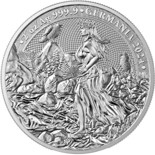 2024 Germania Lady Germania 2 oz Silver Coin