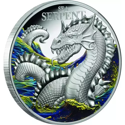 2024 Niue Mythical Sea Creatures 2 oz Silver Proof Coin (2)