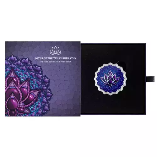 2024 Pamp Suisse Solomon Islands Phil Lewis Lotus of the 7th Chakra 2 oz silver Proof Coin (5)