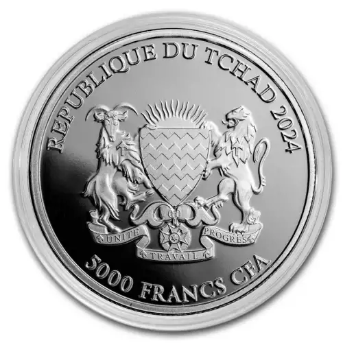 2024 Republic of Chad 1 oz Silver Red Panda BU (2)