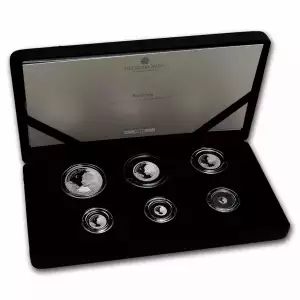 2024 Royal Mint Britannia .999 Silver Proof 6 Coin Set (3)