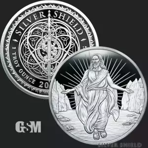 2024 SilverShield Christ Illuminated MiniMintage 1 oz Silver Proof Coin