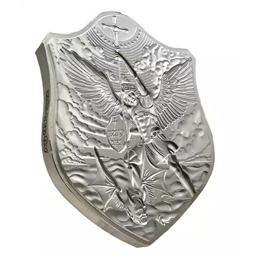 2024 St. Michael's Shield Dragonslayer Edition Stacker 2 oz Silver Medal (4)