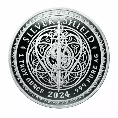 2024 The Eye .999 1oz Silver Shield Proof Round  (2)