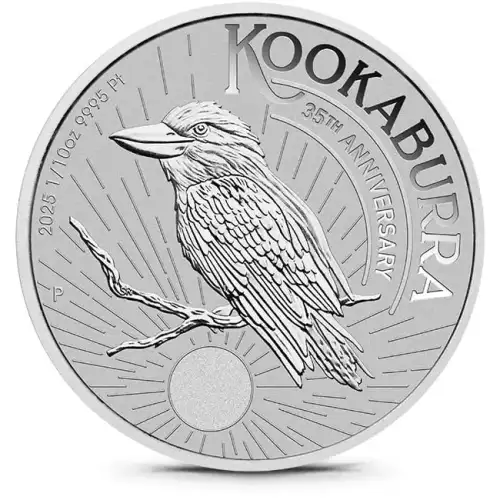 2025 1/10oz Australia Perth Mint Kookaburra .995 Platinum Coin