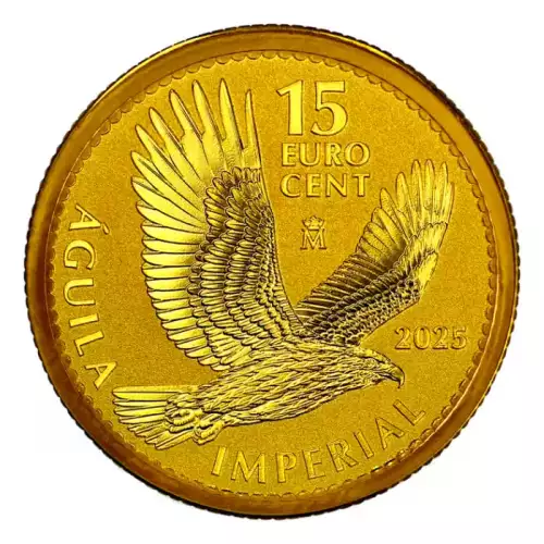 2025 1/10oz Spain Spanish Imperial Eagle Reverse Proof .9999 Gold Coin