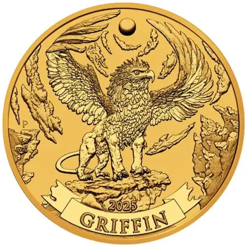 2025 1/4oz Aus. Perth Griffin .9999 Gold Coin