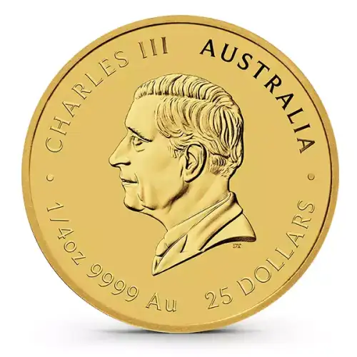 2025 1/4oz Australia Perth Mint Lunar Series III - Year of the Snake .9999 Gold Coin BU (2)