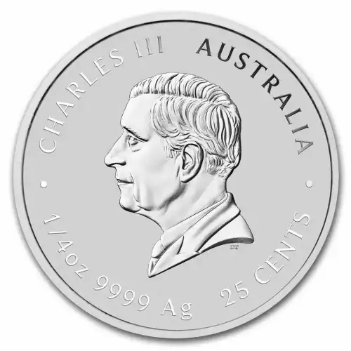 2025 1/4oz Australia Perth Mint Lunar Series III: Year of the Snake Colorized .9999 Silver Coin (2)