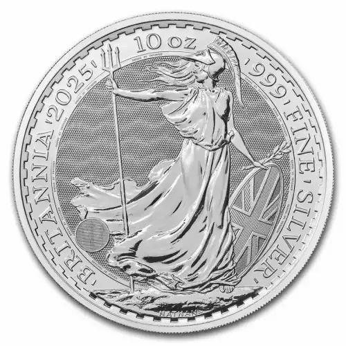 2025 10oz Royal Mint Britannia .999 Silver BU Coin