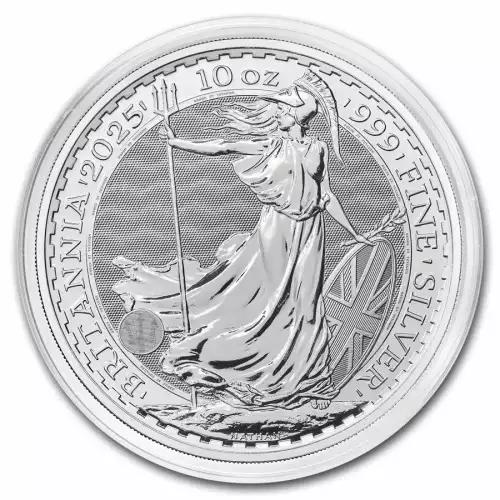 2025 10oz Royal Mint Britannia .999 Silver BU Coin (2)