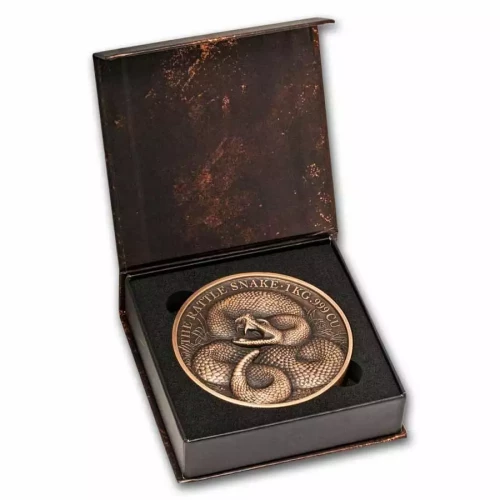 2025 1kg Benin Lunar Rattlesnake .999 Copper Coin