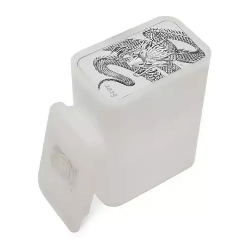 2025 1oz Australia Perth Mint Dragon .9999 Silver Coin Bar (2)