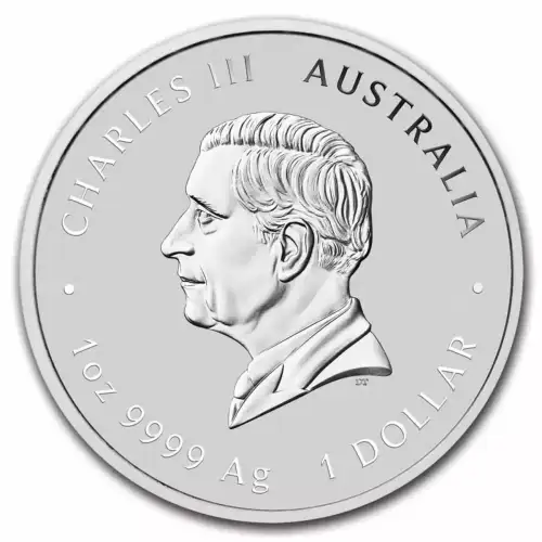 2025 1oz Australia Perth Mint Lunar Series III: Year of the Snake Colorized .9999 Silver Coin (3)