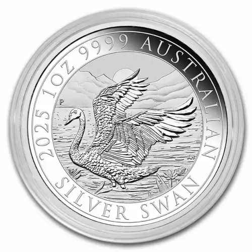 2025 1oz Australia Perth Mint Swan .9999 Silver Coin BU (4)