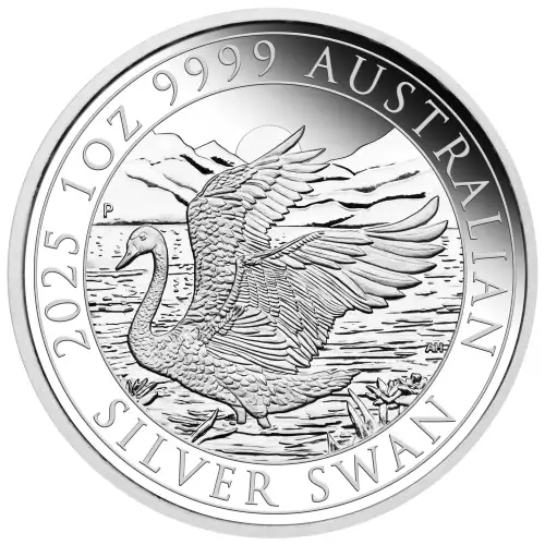 2025 1oz Australia Perth Money Expo ANDA Special Swan .9999 Silver Proof Coin  (2)