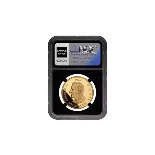 2025 1oz Canada RCM Triple Maple Leaves Gold Coin NGC PF70UC FDOI Black Core (3)