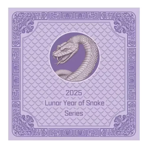 2025 1oz Fiji Snake High Relief .999 Silver Coin Bar (3)