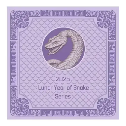 2025 1oz Fiji Snake High Relief .999 Silver Coin Bar (3)