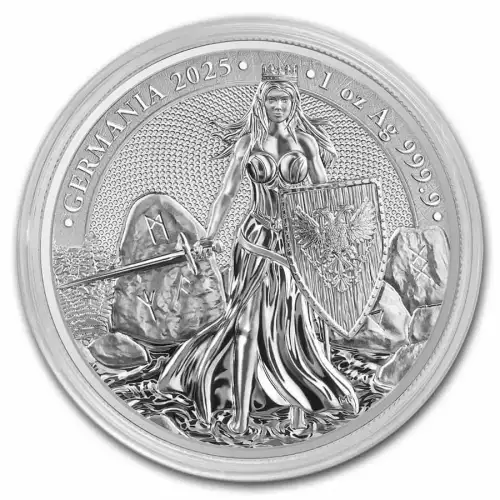 2025 1oz Germania Mint Lady Germania BU .9999 Silver Coin (4)