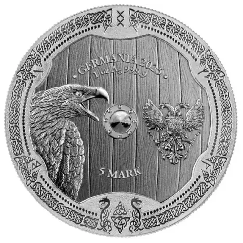 2025 1oz Germania Valkyries: Arnhild .9999 Silver BU Coin (2)