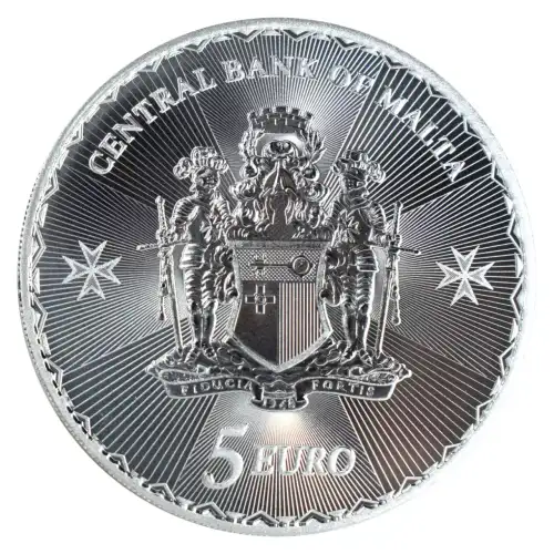 2025 1oz Malta Maltese Cross .9999 Silver BU Coin (2)