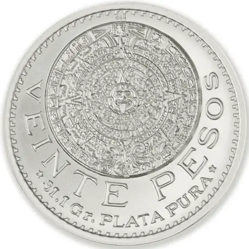 2025 1oz Mexico 20 Pesos 1917 Mexican Tribute .999 Silver BU Round (3)