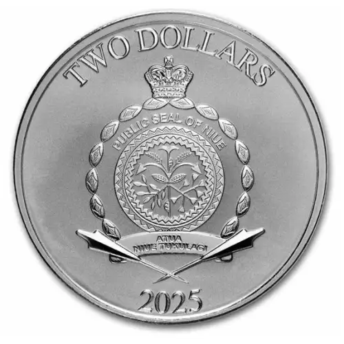 2025 1oz Niue Disney Mickey and Friends BU .999 Silver Coin (2)
