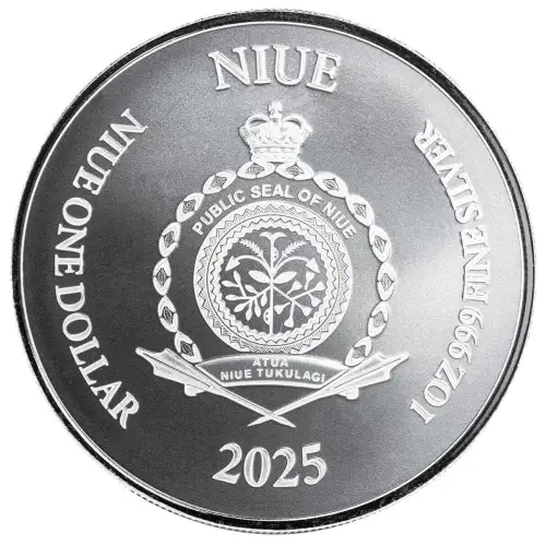 2025 1oz Niue Lady Justice Alpha Strike .999 Silver Coin in Card (4)