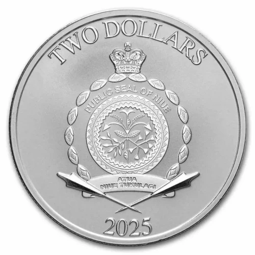 2025 1oz Niue Star Wars Luke Skywalker .999 Silver BU Coin (3)