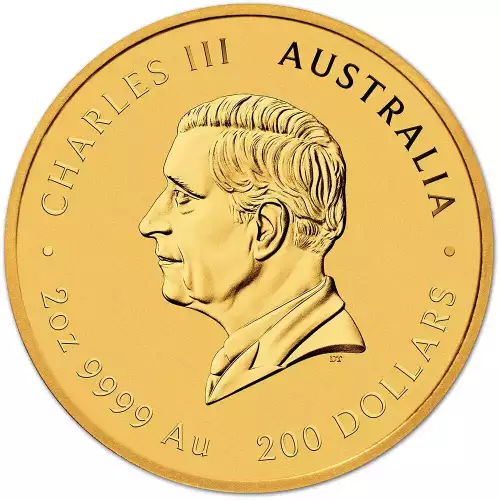 2025 2oz Australian Perth Mint Lunar III: Year of the Snake .9999 Gold Coin