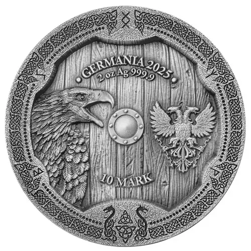 2025 2oz Germania Valkyries: Arnhild UHR Colored .9999 Silver Coin (2)