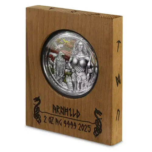 2025 2oz Germania Valkyries: Arnhild UHR Colored .9999 Silver Coin (3)