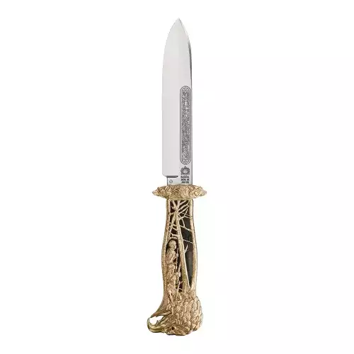 2025 2oz Samoa Theodore Roosevelt's Hunting Knife .999 Silver Coin