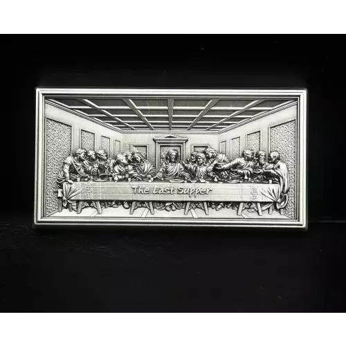 2025 2oz Today Mint The Last Supper Antiqued UHR .999 Silver Stacker