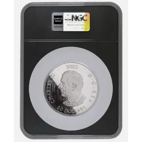2025 5 oz Canada RCM Triple Maple Leaves .9999 Silver Coin NGC PF70 Ultra Cameo FDOI Black Core (2)